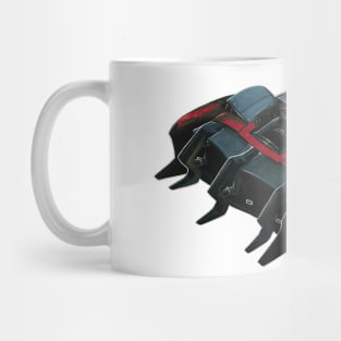 Red Rocket League Car with Boost Mug